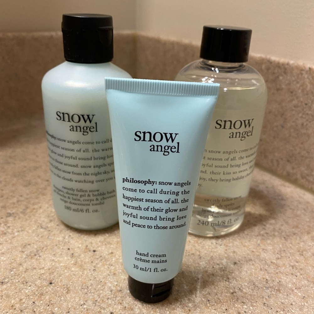 3 pc set snow angel by philosophy